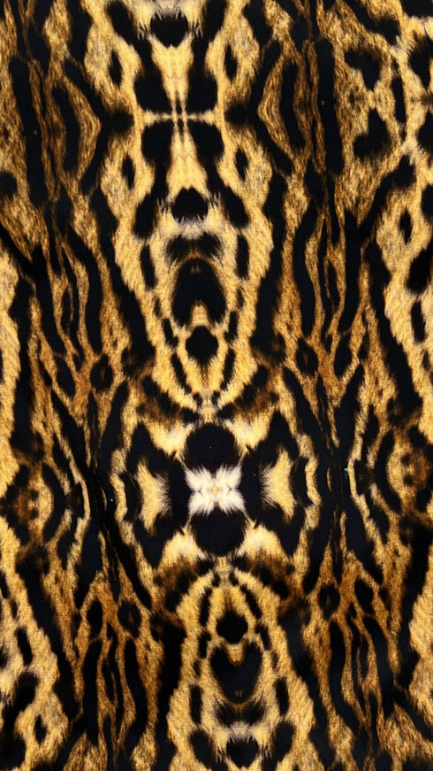 Abito midi animalier