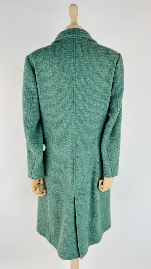 Cappotto in lana verde