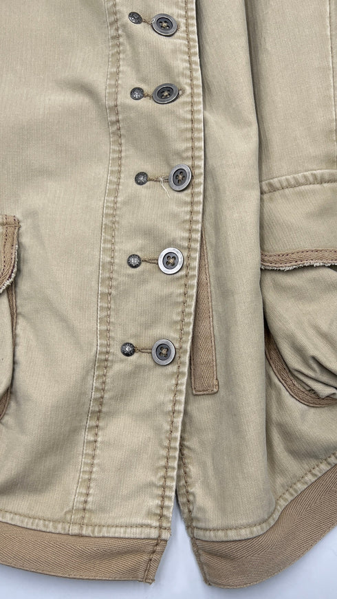 Giacca abbottonatura asimmetrica