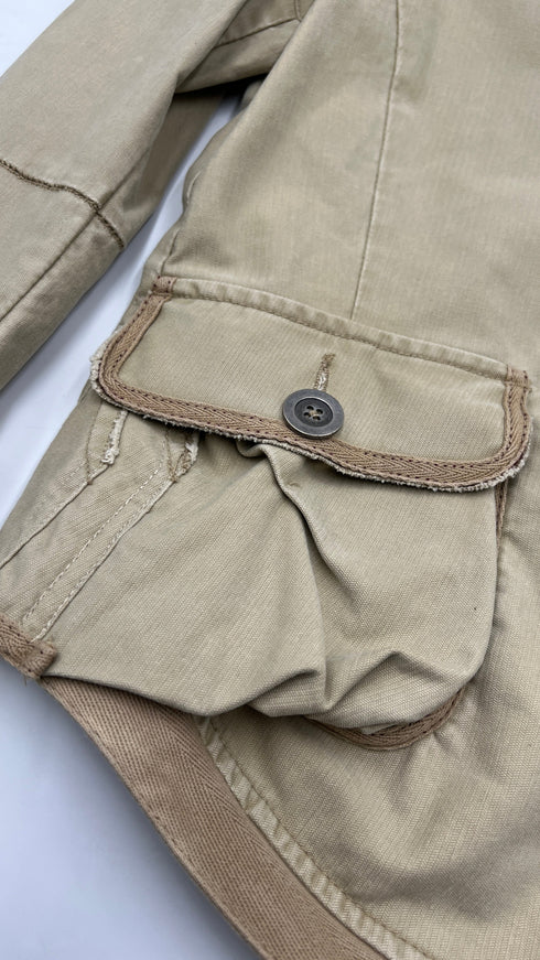 Giacca abbottonatura asimmetrica