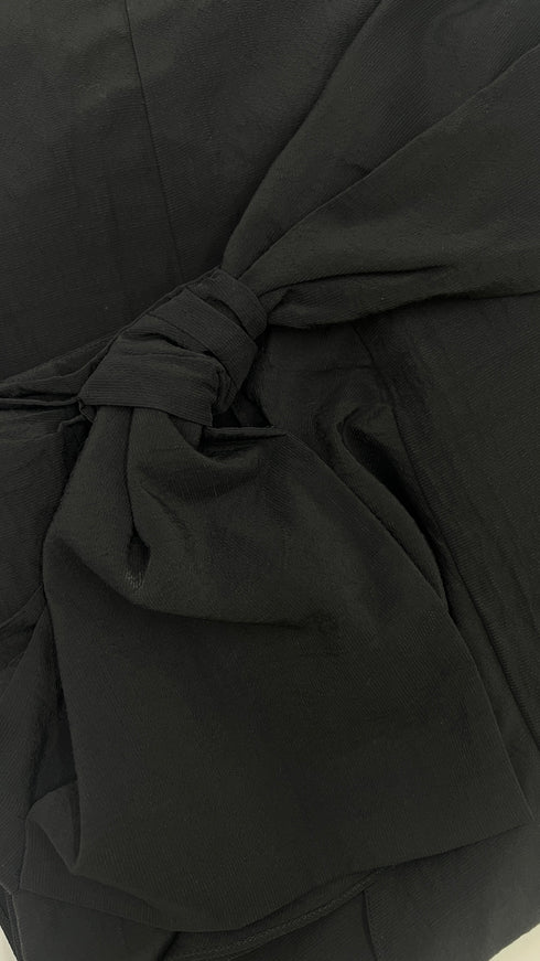 Gonna lunga nera maxi fiocco