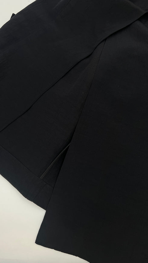 Gonna lunga nera maxi fiocco