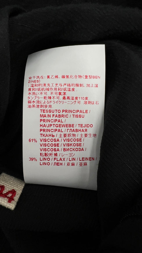 Gonna lunga nera maxi fiocco