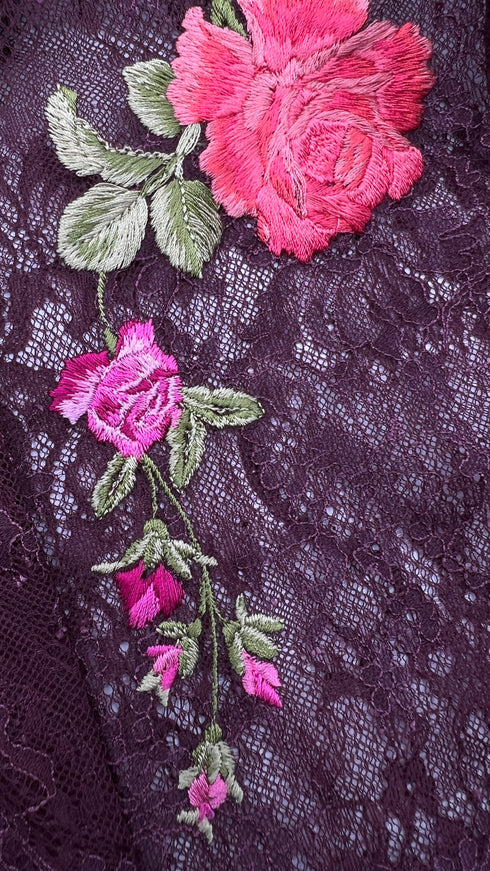 Camicia in pizzo ricamata