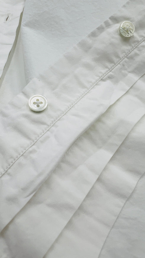 Camicia in cotone collo a fiocco