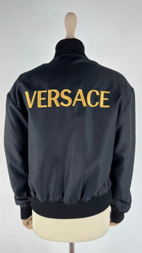 Bomber reversibile ricamo logo