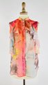 Camicia smanicata astratta