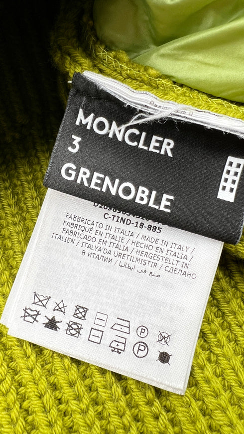 Maglione con inserto pelliccia