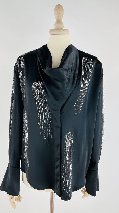 Camicia con strass