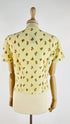 Camicia cropped a fiori