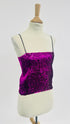Top paillettes fucsia