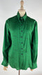 Camicia animalier verde