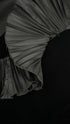 Blusa vellutto con rouches