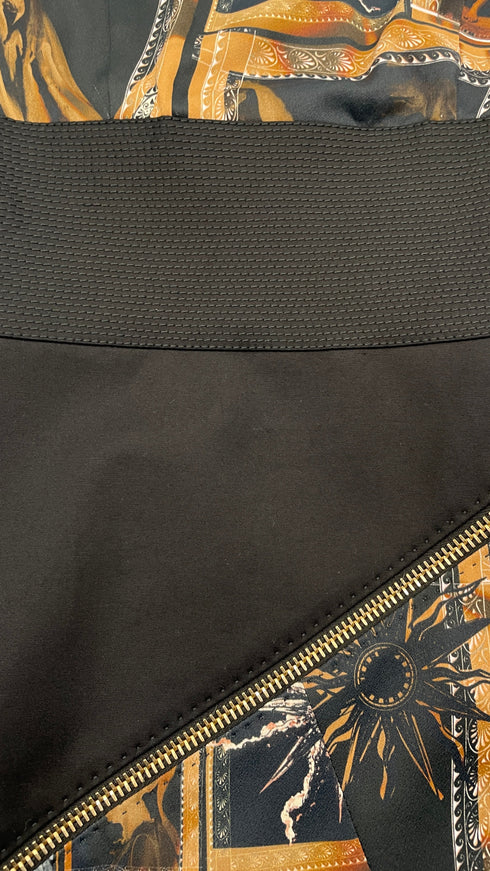 Abito midi stampa barocca