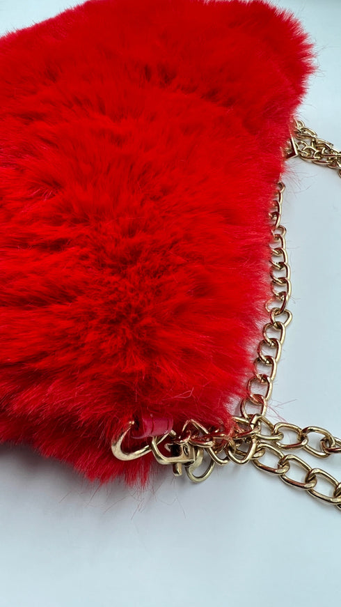 Borsa in eco-pelliccia