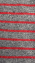 Cardigan boxy a righe
