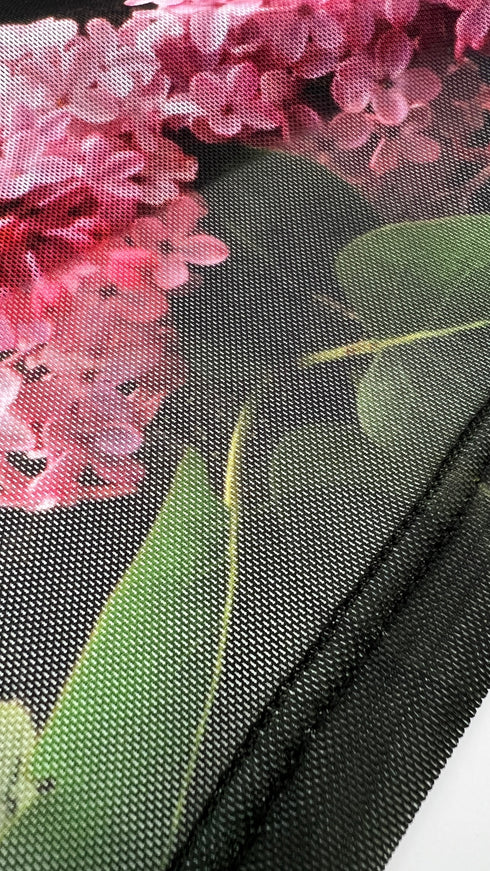 Longsleeve con Gatti in mesh