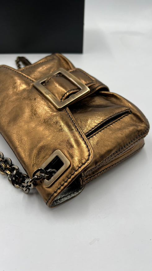 Borsa "Metro" metallizzata