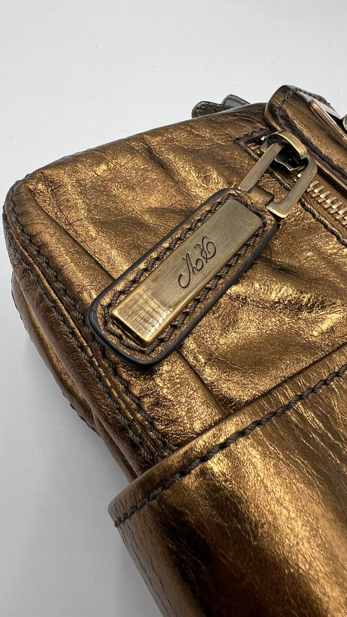 Borsa "Metro" metallizzata