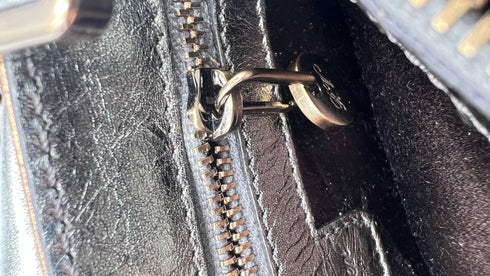 Borsa "Metro" metallizzata