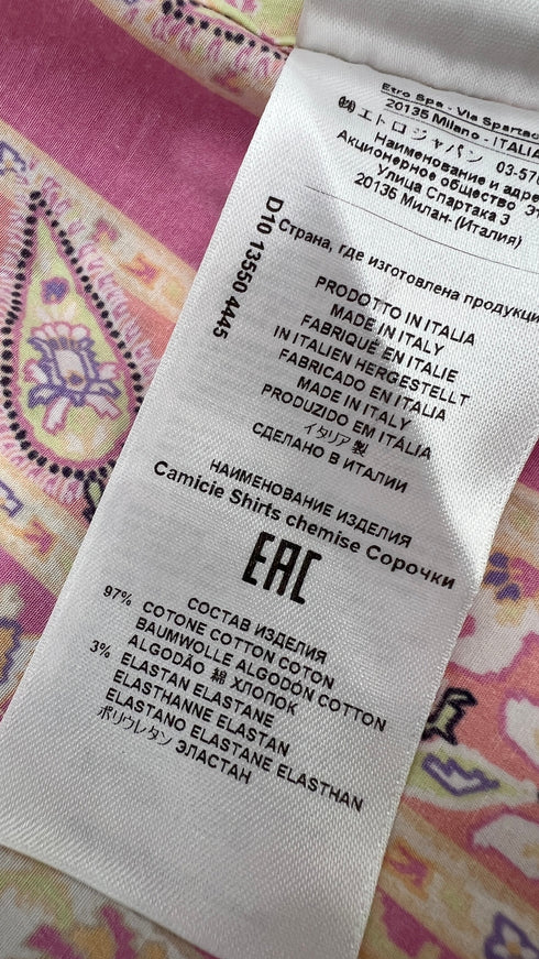 Camicia motivo paisley