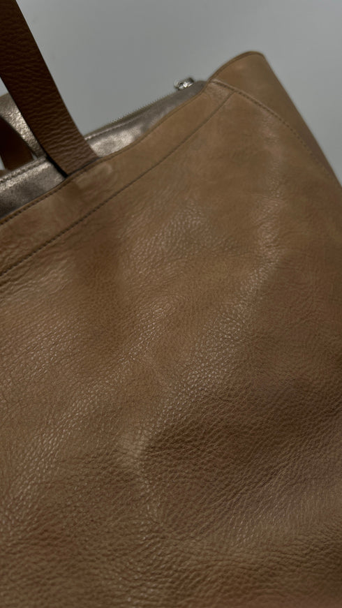 Borsa shopper in pelle