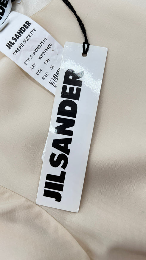 Abito a pannelli con cartellino