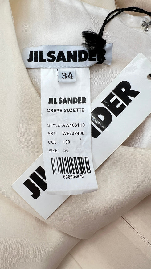 Abito a pannelli con cartellino