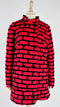 Cappotto corto a rettangoli