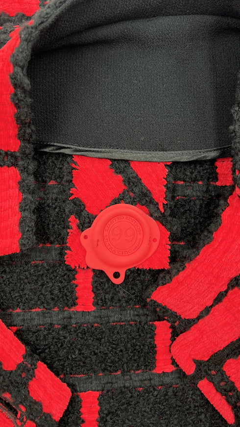 Cappotto corto a rettangoli