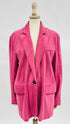 Blazer in suede rosa