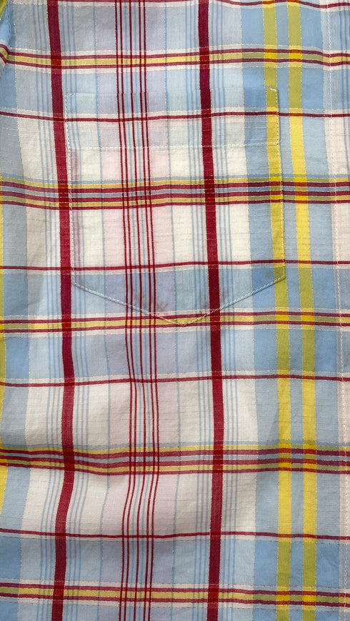 Camicia tartan lurex
