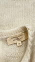 Maglia girocollo con trecce
