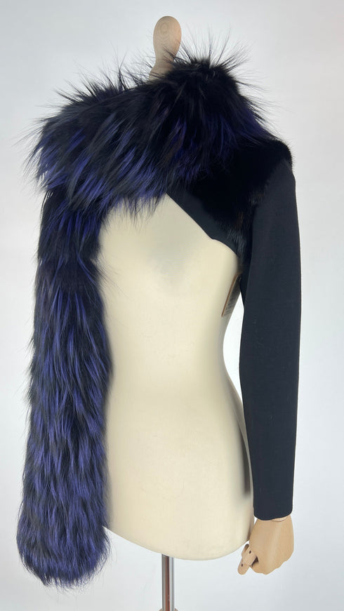 Coprispalle con collo pelliccia