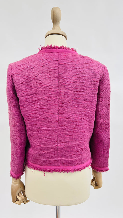 Giacca in tweed rosa