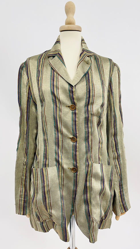 Blazer lurex a righe vintage