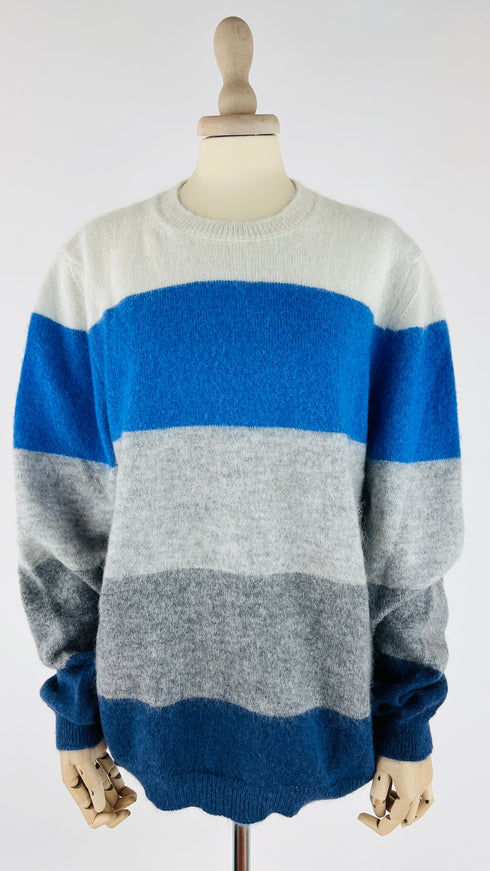 Maglione girocollo colorblock