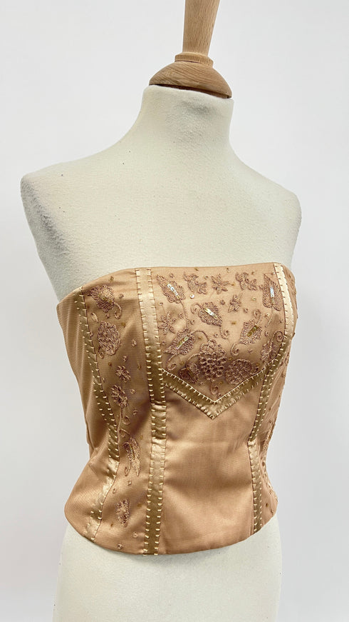 Bustier ricamo flora