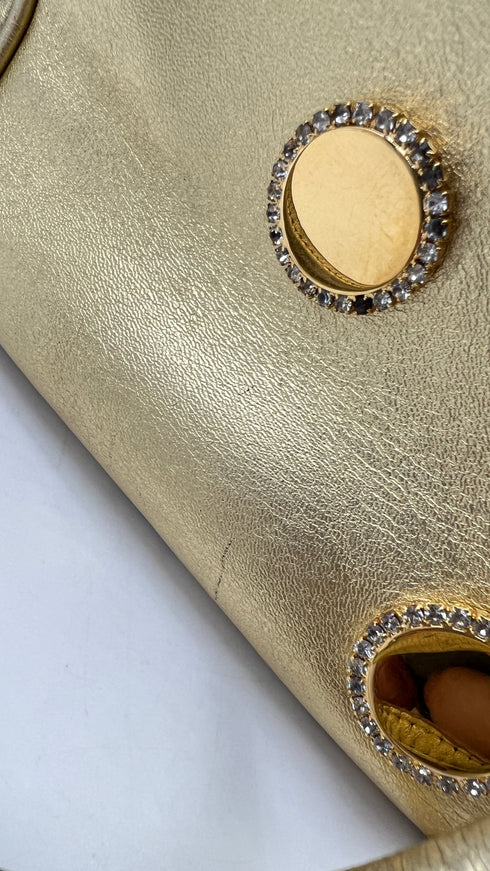 Bauletto "Strasse dice bag" oro