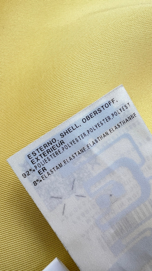 Giacca in neoprene con cartellino