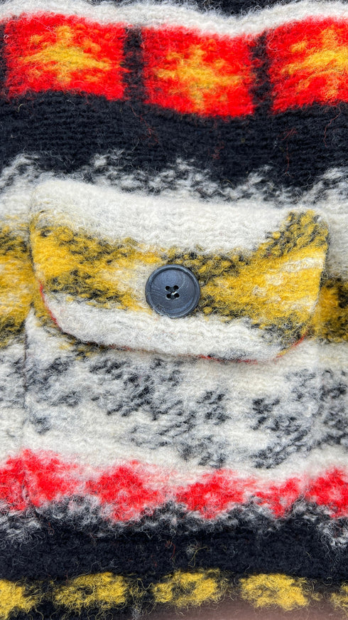 Giacca multicolor con alamari