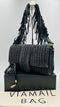 Borsa a tracolla in raffia
