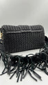 Borsa a tracolla in raffia