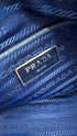 Borsa in nylon bluette