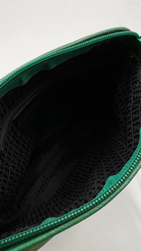 Borsa a spalla verde vintage