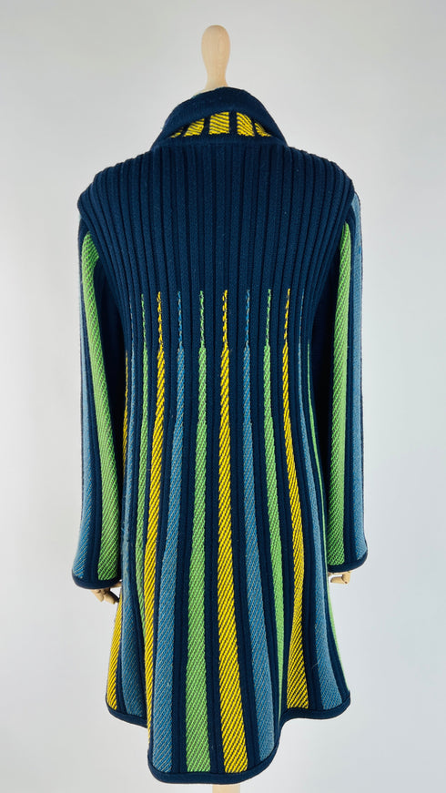 Cappotto a righe vintage