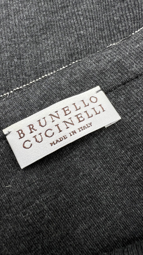 Smanicato collo alto cotone