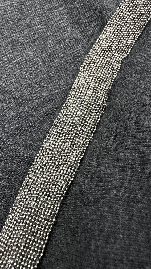 Smanicato collo alto cotone