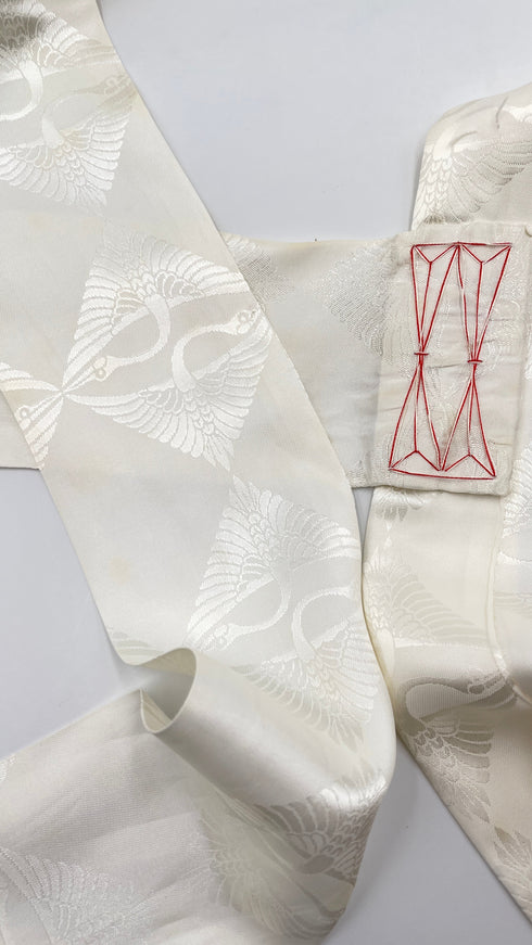 Kimono in raso jacquard