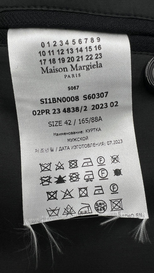 Blazer nero monopetto